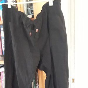 Cotton/linen loose pant